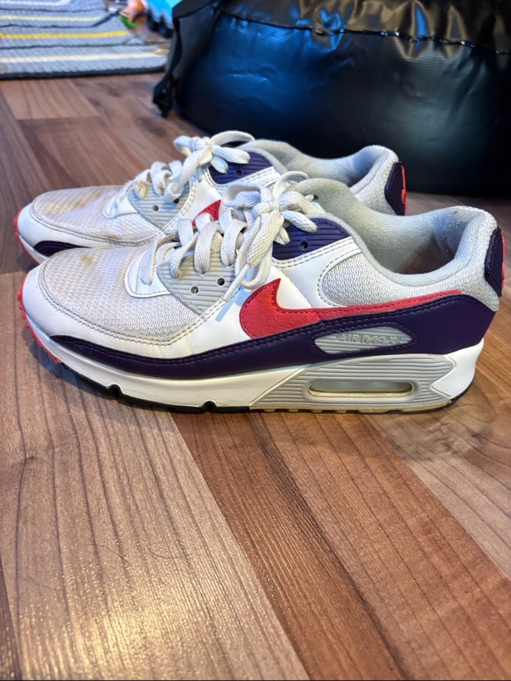 Nike Air Max 90 Eggplant Women's Purple/White  Running Shoes size 9